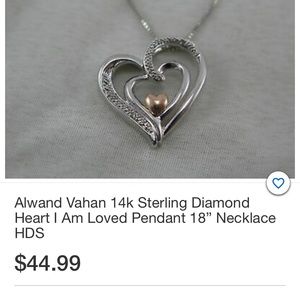 Helzberg heart pendant